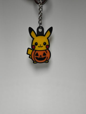 Pikachu-Inspired Halloween Keychain